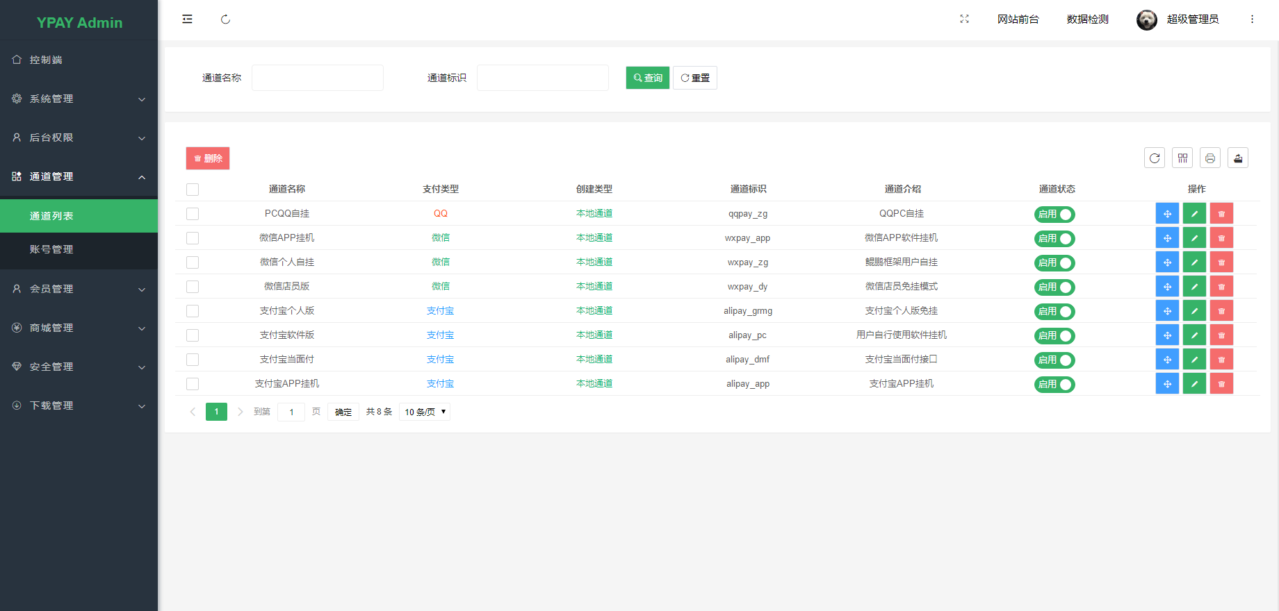 图片[4]-最新源支付系统源码 V7版全开源 免授权 附搭建教程-苏晨博客网